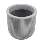 Cachepot Plástico São Paulo Cimento  29x29 Vasart