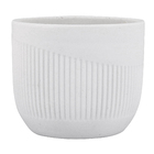 Cachepot Plástico Spello Rischio 15x18cm Branco