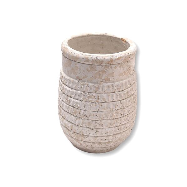 Cachepot Terracota Decor Branco P
