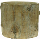 Cachepot Tronco Em Cimento 13335 Mart