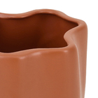 Cachepot Winding 16x10 Terra Matte