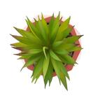 Cachepot Wolff Diamond De Cimento Salmão 10cm X 17cm