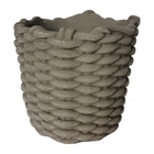 Cachepots De Cimento Cinza