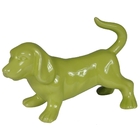 Cachorro Ceramica Bas Verde 21 X 10 X 14 Cm
