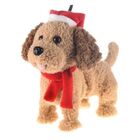 Cachorro Decorativo Com Movimento Cromus Natal 17cm