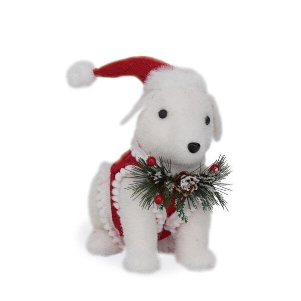 Cachorro Decorativo Roupa Trico Vermelho 17x10x16 1024106