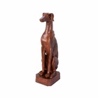 Cachorro Galgo Escultura Ferro Fundido Pronto Artes