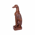 Cachorro Galgo Escultura Ferro Fundido Pronto Artes