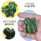 Cacto Miniatura Verde De Ceramica - Decoracao Enfeite Casa