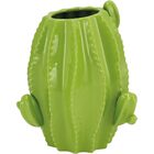 Cactus Vaso Decorativo Enfeite 26x22x22cm Cerâmica Verde