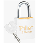 Cadeado 20mm Branco - Piller