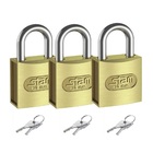 Cadeado 20mm Zamac Stam Kit 3 Unidades