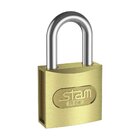 Cadeado 30 Mm Zamac Latonado E-coat Com 2 Chaves Stam