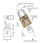 Cadeado 3f 30mm Malas Mochilas Baus Janelas Portao Armarios