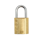 Cadeado Clássico com Chave Yale 20mm Gold