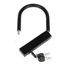 Cadeado com Alarme de Aço Longa 207mm Preto k600 Lock Alarm