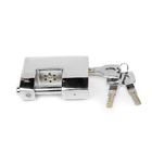 Cadeado com Alarme de Aço Média 100mm Prata Kbsu100 Lock Alarm