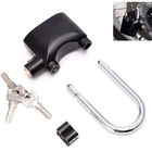 Cadeado Com Alarme Sirene 110db Som Alto Grande Anti Furto Se