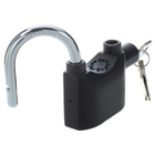 Cadeado Com Alarme Sirene Anti Furto 110db Som Alto Segurança