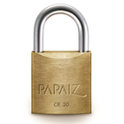 Cadeado com Chave Latão Simples 30mm Clássico Dourado Papaiz