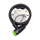 Cadeado com Chave para Bicicleta Semi Rígido 1200mm Preto Standers