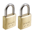 Cadeado com Chave Simples 30mm Latão Aço Cromado Pado