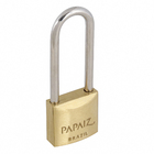 Cadeado com Chave Simples 30mm Latão Dourado Clássico Papaiz