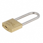 Cadeado com Chave Simples 30mm Latão Dourado Clássico Papaiz