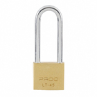 Cadeado com Chave Simples 45mm Latão Aço Cromado Pado