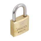 Cadeado com Chave Simples Latão 30mm Dourado Pado