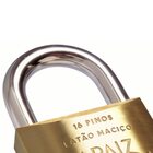 Cadeado Com Chave Tetra De Crt50 Em Latão Papaiz