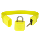 Cadeado com Pulseira Simples 20mm Latão Amarelo ACTIVE Papaiz