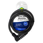Cadeado Com Segredo Brasfort Para Bicicleta 10mm X 100cm