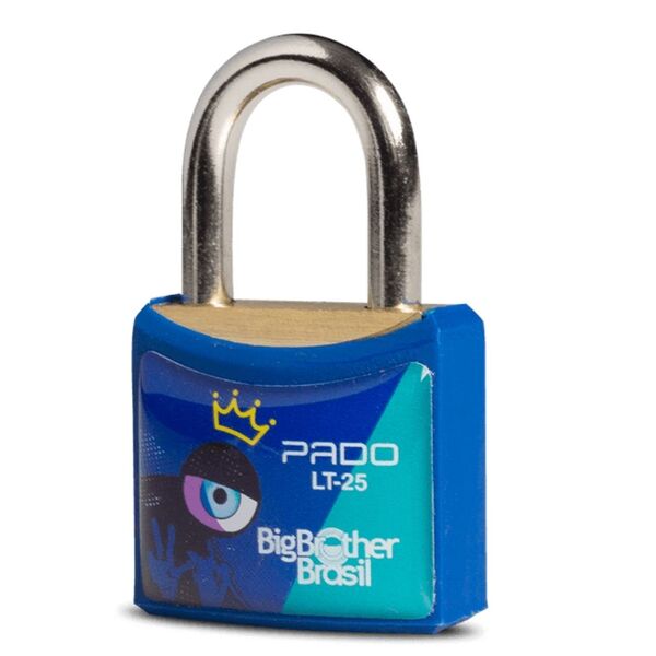 Cadeado Cores 25 Mm Azul - Pado