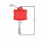 Cadeado De Bloqueio Plástico Haste Alumínio - Amarelo