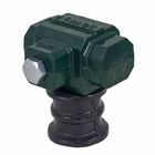 Cadeado de Chão com Chave Tetra Aço Verde Dovale