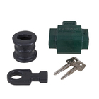 Cadeado de Chão com Chave Tetra Aço Verde Dovale