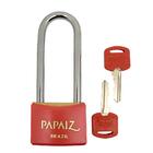 Cadeado De Haste Longa Cr30/70 Vermelho Color Line