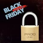 Cadeado De Latão Pado Lt - 40mm 2 Chaves Não Enferruja