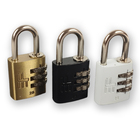 Cadeado De Segredo 3f 25mm Preto senha numerica 3 digitos