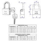 Cadeado - Haga - High Security 25 - 32000