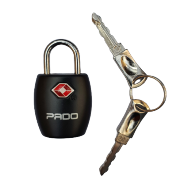 Cadeado Mala Bolsa Mochila Com Chave Tsa Pado