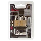 Cadeado Mesmo Segredo 2 Unidades 4 Chaves Iguais Pado 40mm