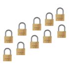 Cadeado Mesmo Segredo 40mm 10 Unidades 20 Chaves Iguais Pado