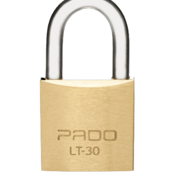 Cadeado Pado 30mm De Latão Macico Não Enferruja Com 2 Chaves