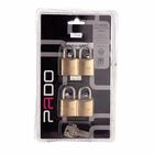 Cadeado Pado 4e-20mm (4 Msm Segr-4 Chaves Iguais) Bl