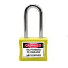 Cadeado Papaiz Bloqueio 35/50 Amarelo