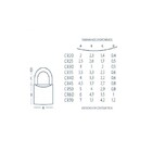 Cadeado Papaiz Linha Classica - Cr25