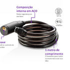 Cadeado Para Bicicleta Com Chave - Atrio - Bi011