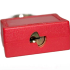 Cadeado Para Bloqueio 35mm Com Haste Longa 50mm Vermelho Papa